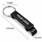 Personalized Bottle Opener Keychains, Custom Laser Engraved Logo Keychain, Aluminum Can Opener, Wedding Favor, Business Promotional Gift