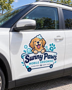 Custom Printed Business Logo Decal, Contour Cut Vinyl Sticker, Car Window Door Truck Storefront Decal, Full Color Custom Logo