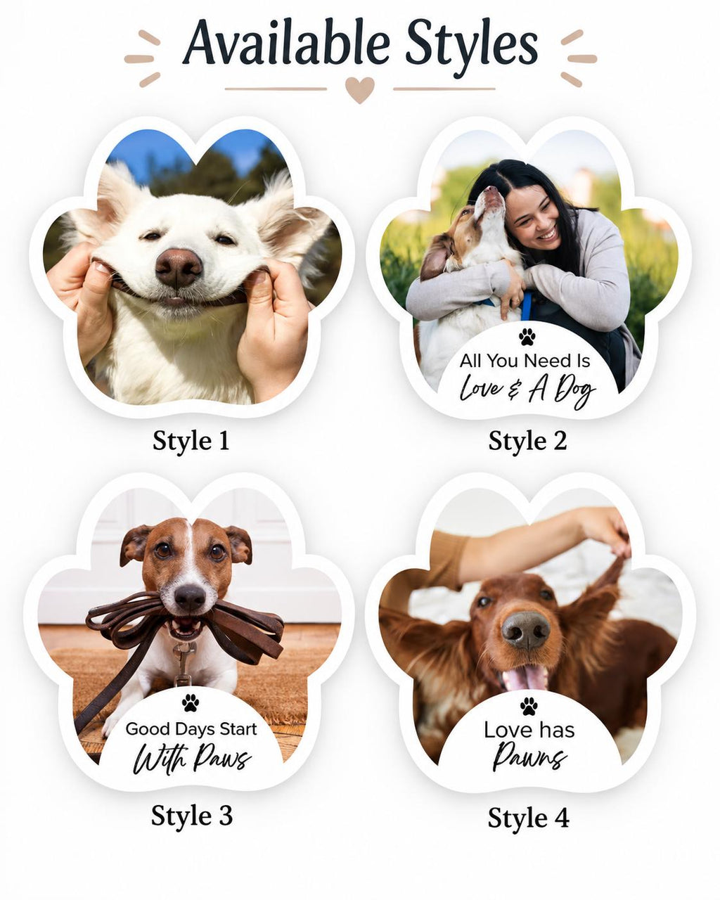 Custom Pet Photo Magnet, Personalized Dog Magnet, Paw Shaped Fridge Magnet, Custom Pet Picture Gift, Dog Mom Gift, Pet Memorial Gift
