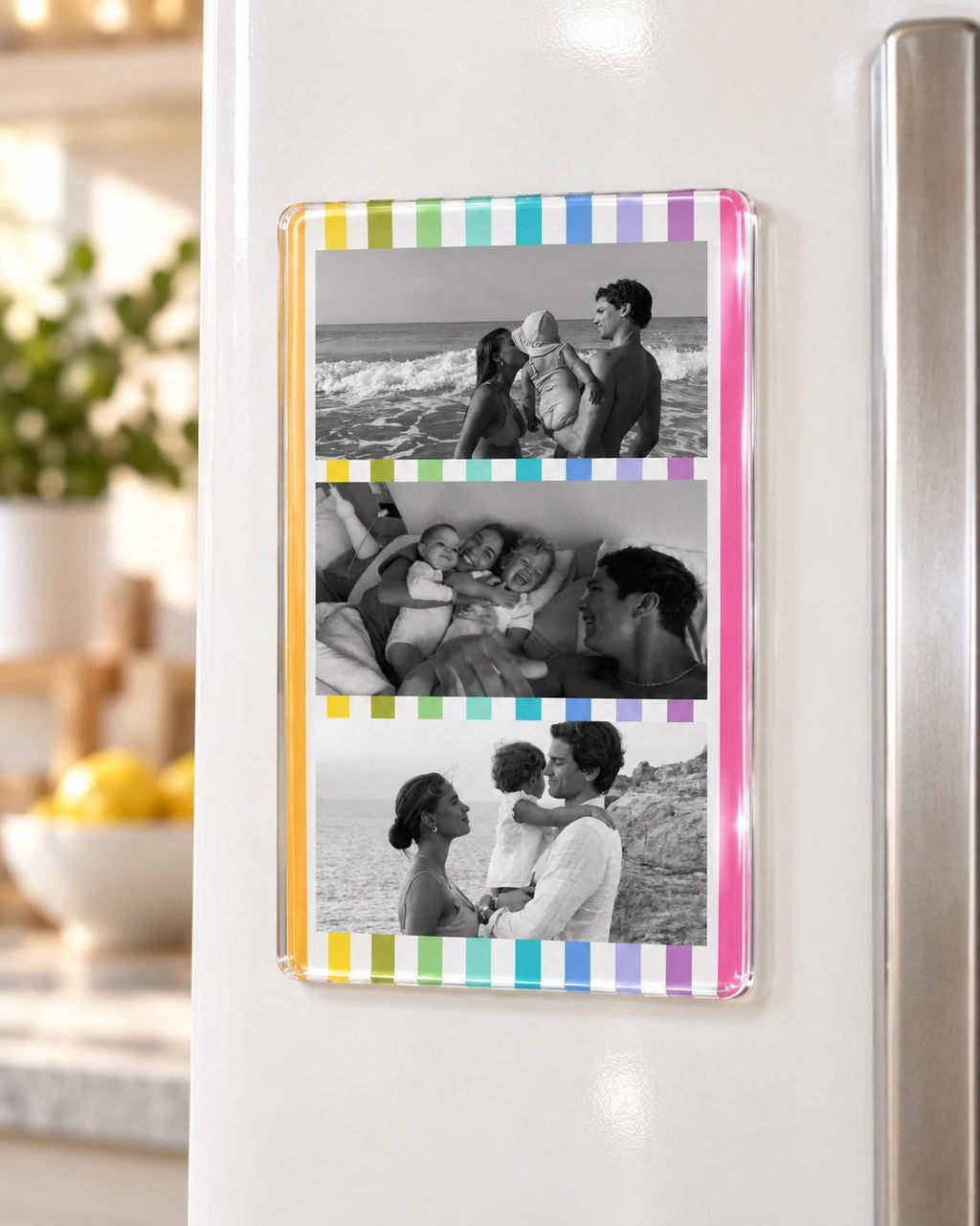 Custom Acrylic Photo Magnet, Personalized Fridge Magnet, Custom Picture Magnet, Family Photo Gift, Personalized Acrylic Magnet