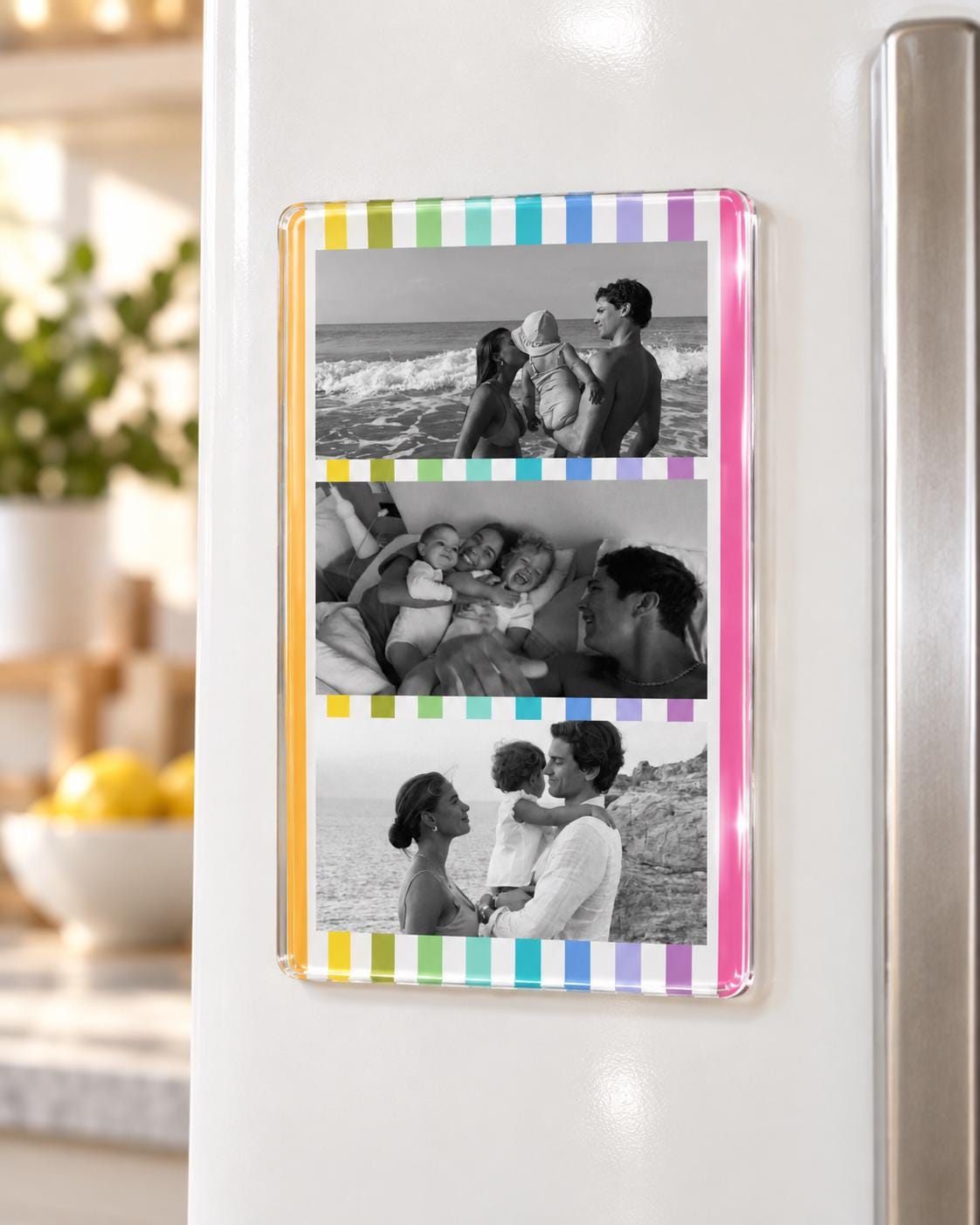 Custom Acrylic Photo Magnet, Personalized Fridge Magnet, Custom Picture Magnet, Family Photo Gift, Personalized Acrylic Magnet