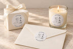 Personalized Wedding Stickers, Custom Wedding Favor Labels, Round Wedding Stickers, Initials & Date Favor Seals, 2 3 4 5 Inch