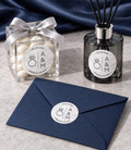 Personalized Wedding Stickers, Custom Wedding Favor Labels, Round Wedding Stickers, Initials & Date Favor Seals, 2 3 4 5 Inch