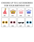 Personalized Photo Birthday Party Hat, Custom Face Cone Hat, Kids Birthday Hat, Photo Party Hat, Custom Birthday Decor