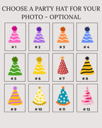 Personalized Photo Birthday Party Hat, Custom Face Cone Hat, Funny Birthday Hat, Custom Photo Party Favor, Birthday Party Decor