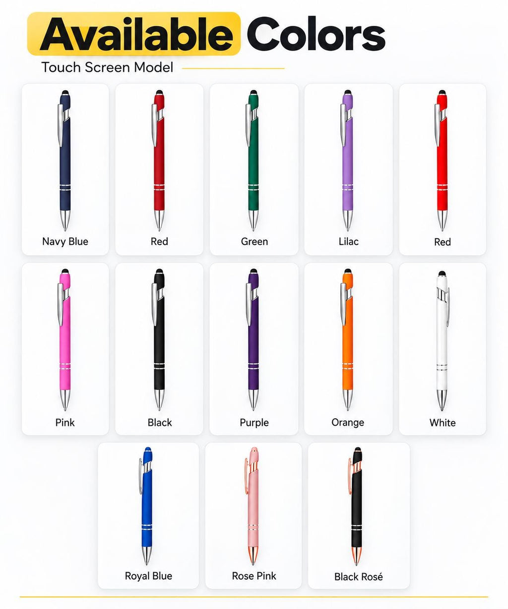 Personalized Laser Engraved Pens, Custom Gift Pens, Birthday Anniversary Gift, Personalized Stylus Pen, Custom Name Pens, Bulk Gifts