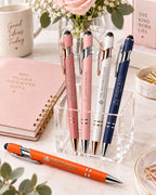 Personalized Laser Engraved Stylus Pens, Custom Logo Pens, Business Promotional Pens, Bulk Branded Company Pens, Client Gifts
