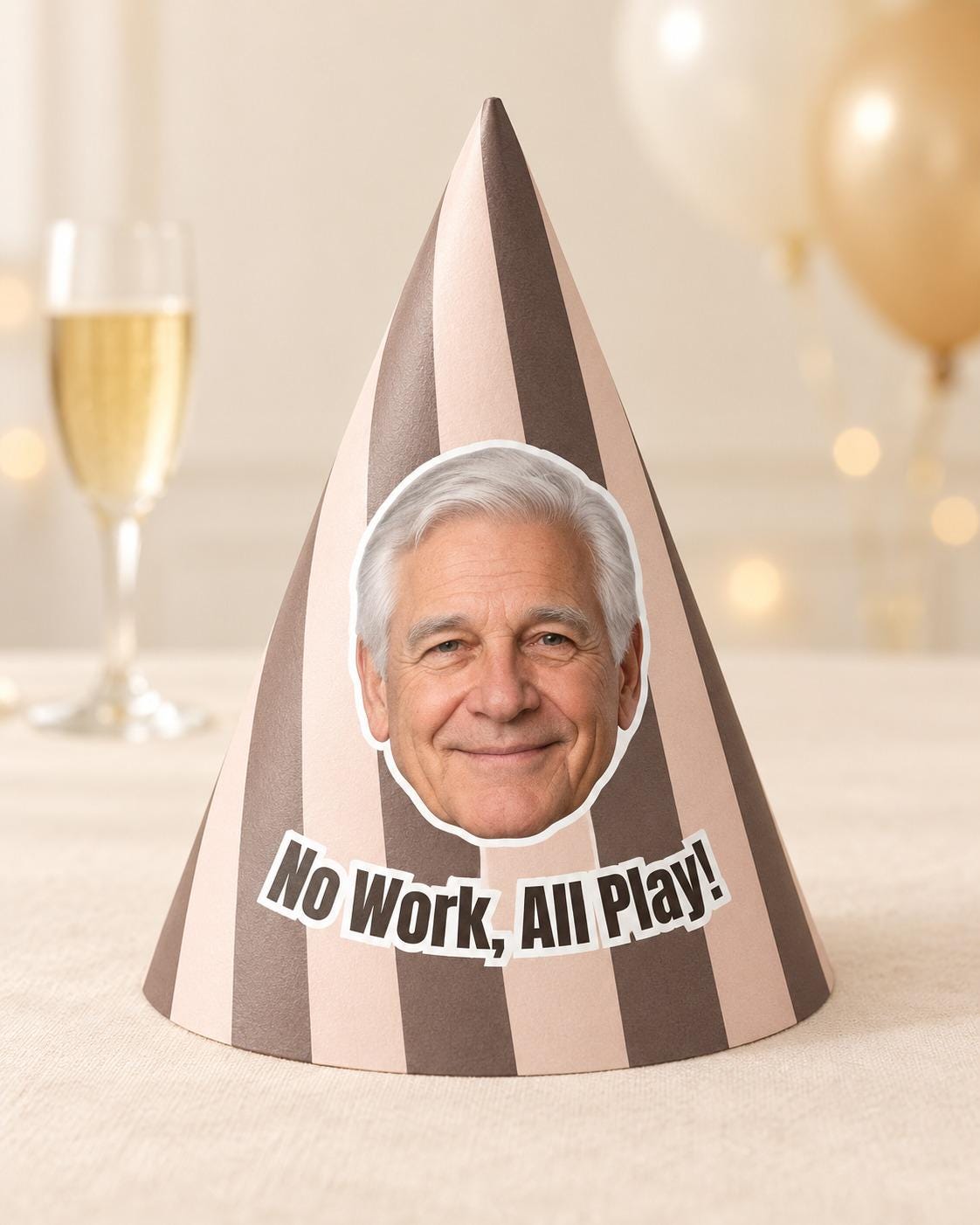 Custom Retirement Party Hat with Photo, Personalized Retiree Face Hat, Funny Retirement Cone Hat, Retirement Party Decor