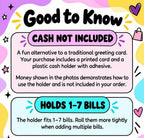 Personalized Photo Money Holder, Funny Birthday Cash Gift Card for Teens, Custom Face Money Gift, Teen Boy or Girl Gift, Rolled Cash Holder