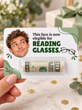 Personalized Birthday Money Holder with Photo, Funny Cash Gift Card for Adults, Custom Face Birthday Gift for Mom, Dad, Friends, Him or Her