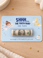 Tooth Fairy Money Holder Card, Kids Lost Tooth Gift, Tooth Fairy Cash Card, Cute Tooth Fairy Surprise, Printable Toothless Gift Set