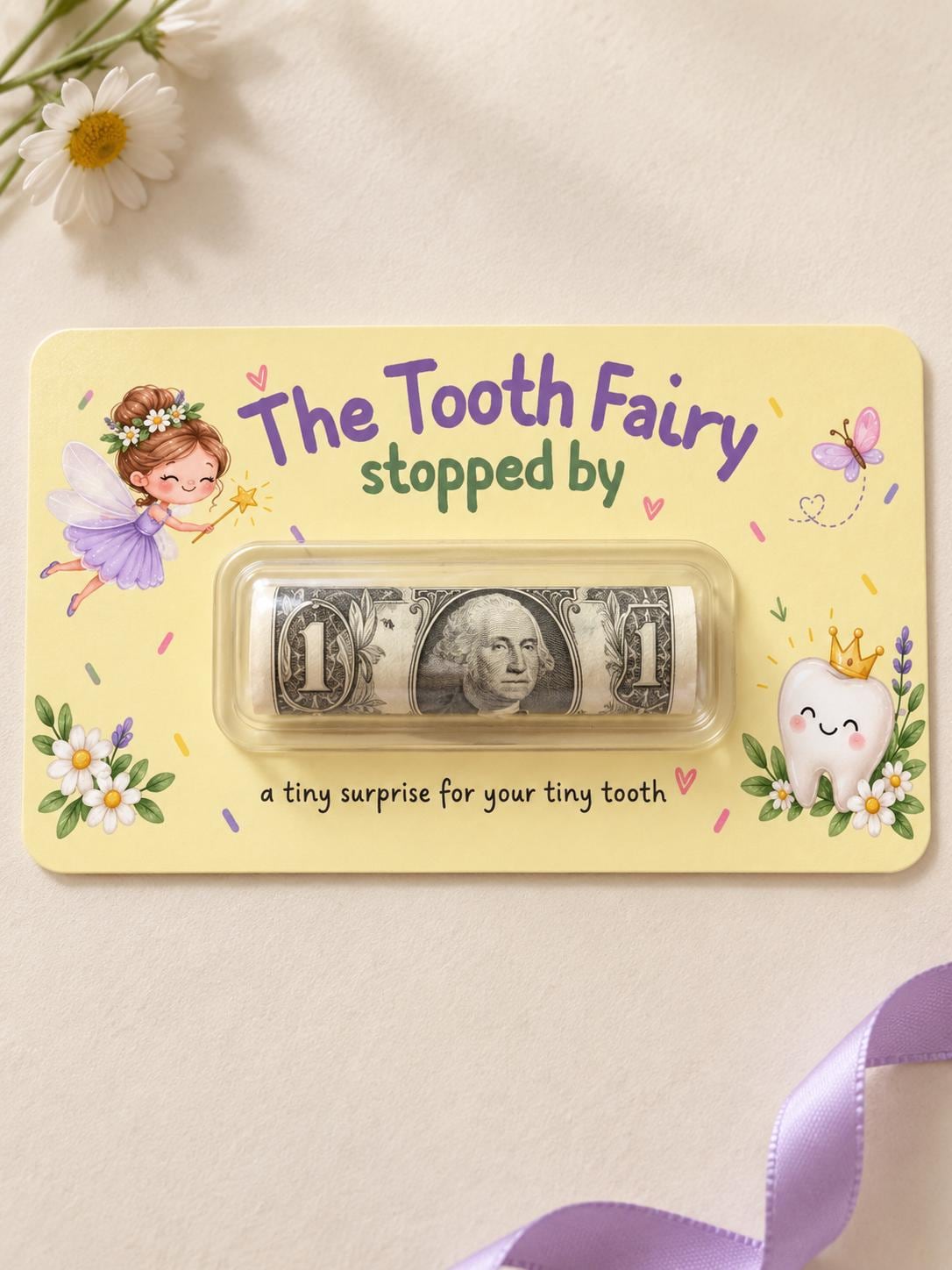 Tooth Fairy Money Holder Card, Kids Lost Tooth Gift, Tooth Fairy Cash Card, Cute Tooth Fairy Surprise, Printable Toothless Gift Set