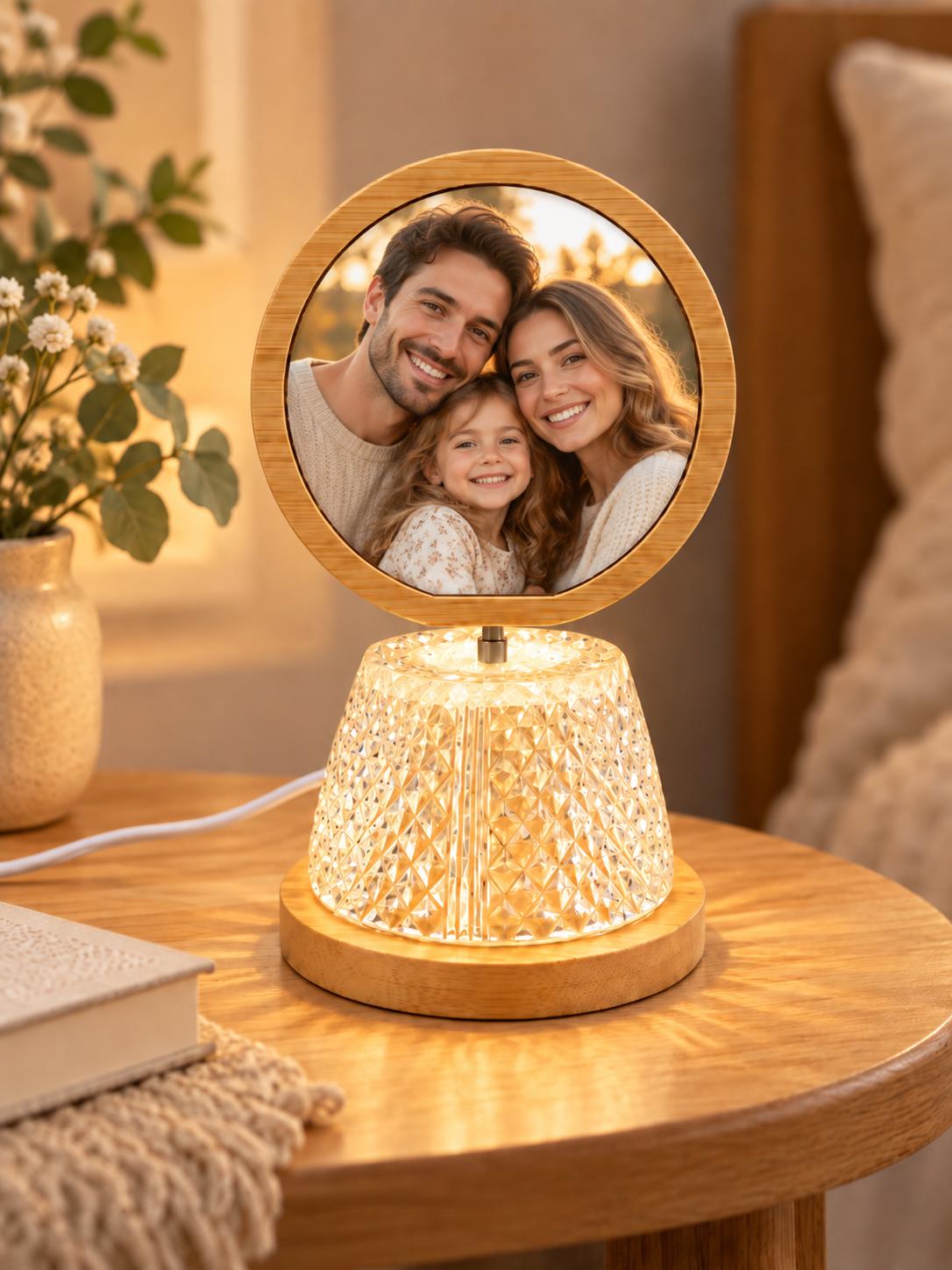 Personalized Photo Lamp, Custom Picture Frame Light, LED Photo Night Light, Family Gift, Anniversary Wedding Gift, Custom Photo Decor