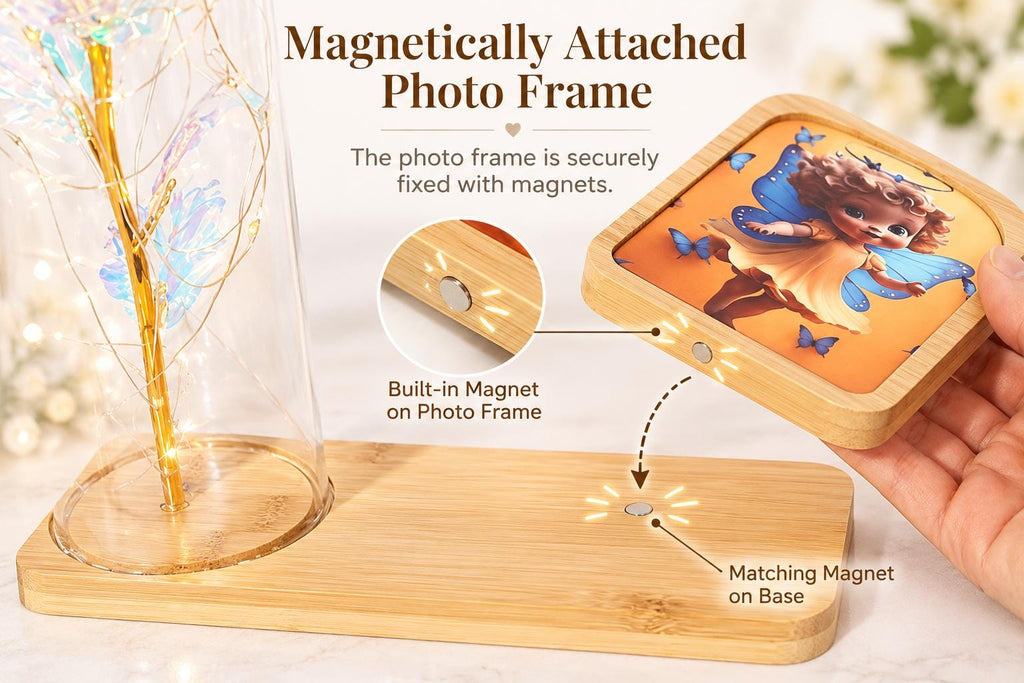 Personalized Photo Lamp, Custom Picture Frame Light, LED Photo Night Light, Family Gift, Anniversary Wedding Gift, Custom Photo Decor