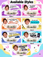 Personalized Photo Money Holder, Funny Birthday Cash Gift Card for Teens, Custom Face Money Gift, Teen Boy or Girl Gift, Rolled Cash Holder