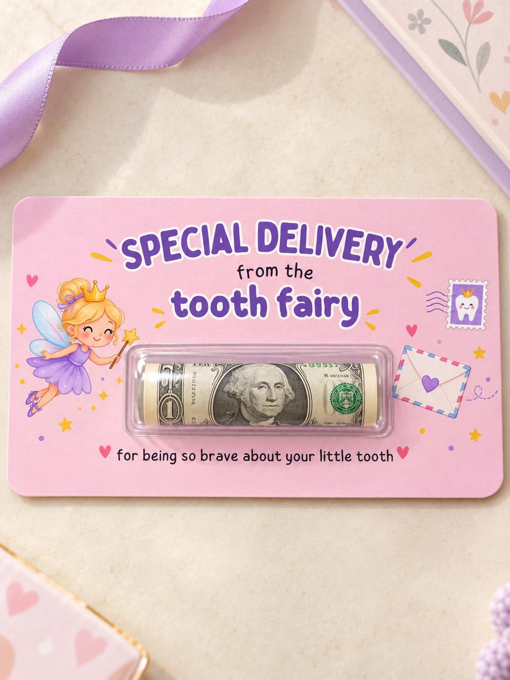 Tooth Fairy Money Holder Card, Kids Lost Tooth Gift, Tooth Fairy Cash Card, Cute Tooth Fairy Surprise, Printable Toothless Gift Set