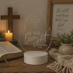 Custom Bible Verse LED Light | Matthew 5:14