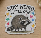 Viral Jimothy Raccoon Stickers Pack, 13 Funny & Cute Waterproof Raccoon Stickers, Viral Meme Animal Decals, 2 Inch Sticker Set