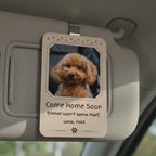 Custom Dog Photo Car Visor Clip, Dog Lover,Drive Safe Gift,Gift for Him,Gift for her,Dog Gifts, Acrylic Car Accessories, Custom Pet Portrait
