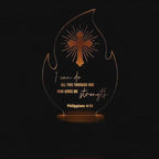 Custom Bible Verse LED Light | Christian Baptism Confirmation Gift Engraved Scripture Night Light