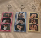 Personalized Photo Keychain, Custom Picture Keychain, 3 Photo Acrylic Keychain, Couple Gift, Best Friend Gift, Custom Photo Gift