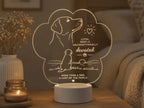 Personalized Labrador LED Night Light, Custom Acrylic Dog Lamp, Pet Lover Gift, Dog Memorial Gift, Cozy Bedroom Decor