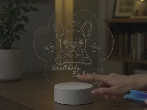 Bulldog Night Light: Cozy Bulldog Decor Gift