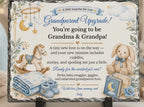 Grandparent Upgrade Pregnancy Announcement Stone Plaque, Grandma and Grandpa Reveal Gift, Baby Announcement Keepsake, New Grandparents Gift