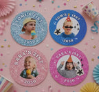 Personalized Stickers with Photo, Birthday Stickers Personalized, Custom Birthday Stickers, Birthday Cup Stickers, Custom Photo Stickers