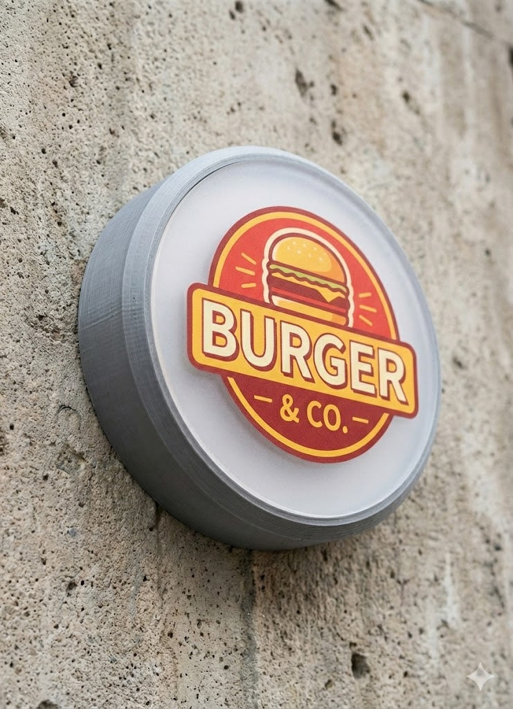 Custom Acrylic Backlit Sign