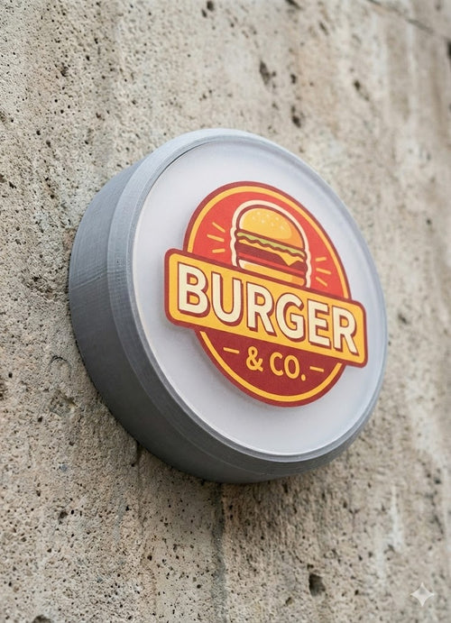 Custom Acrylic Backlit Sign